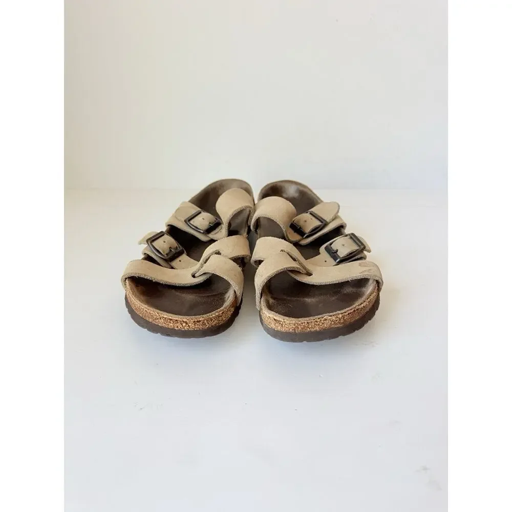BirkenstockTatami Sandals Women Size 39 US 8-8.5 Leather Slip On Casual Summer - Picture 4 of 7